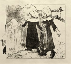 ブルターニュの喜び（Freuden der Bretagne） 作： Paul Gauguin